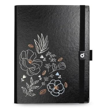 Imagem de AGENDA 2025 MAXI 12,5 X 20 CM, NOIR FLORES