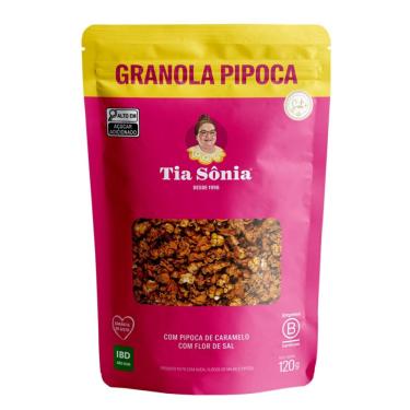 Imagem de Granola Pipoca Tia Sônia Caramelo com Flor de Sal 120g