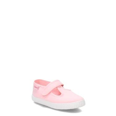 Imagem de Cienta Tênis infantil 50000 – Sapatos infantis/infantis – Forro de lona e cabedal – Design deslizante, rosa, 13 Little Kid