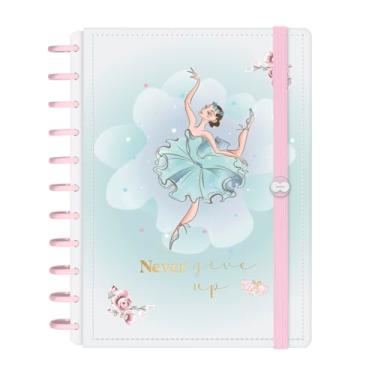 Imagem de Caderno de Disco Inteligente Iscool G+ Voalá Princesas Give Up