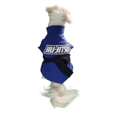 Imagem de Kimono Pet Jiu-jitsu, fantasia para cães e gatos. (G)
