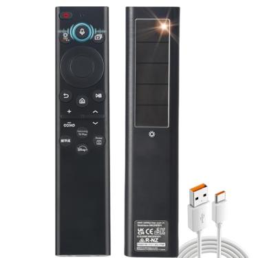 Imagem de OROSAUR Substituição BN59-01385A para controle remoto de TV Samsung (2018-2025), carregamento solar, sem necessidade de bateria, compatível com Neo, QLED, Crystal UHD, quadro, terraço, sero, serif e