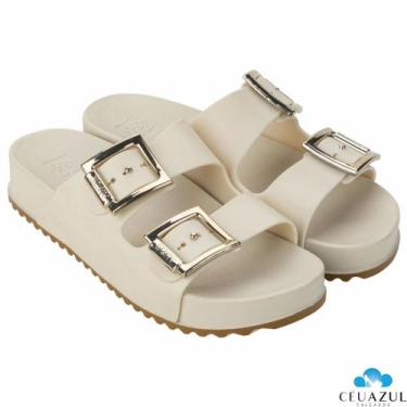 Imagem de Sandália Feminina Pepete Zaxy Partner III Conforto Lançamento, Off whi