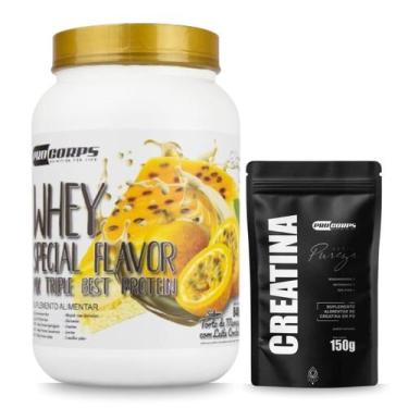 Imagem de Whey 840g Special Flavor Varios Sabores e Creatina Refil pura 150g Pro
