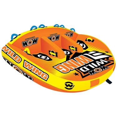 Imagem de Boia Rebocável Aquática para 3 Pessoas, Amarela, WOW SPORTS, Amarelo