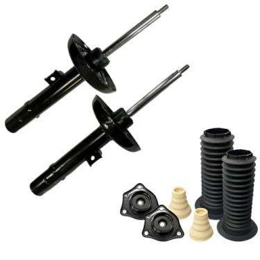 Imagem de PAR AMORTECEDOR DIANTEIRO E KITS BATENTE COIFA E COXIM COM ROLAMENTO CIVIC 2017 A 2023