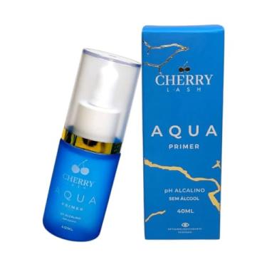 Imagem de Aqua Primer Sem Álcool para Extensão de Cílios Cherry Lash 40ml – Aumenta Retenção e Protege os Fios