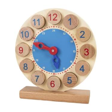 Imagem de TTETTZ Relógio de Ensino Educação Infantil Quebra-cabeça Montagem Brinquedo Aprendizagem de Brinquedo Secundário Crianças Escola