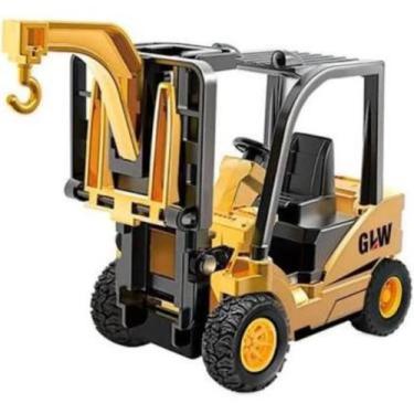 Imagem de Miniatura Empilhadeira De Metal Carrinho Brinquedo Fricção  - Europio