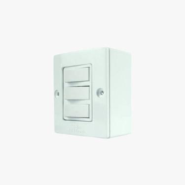Imagem de Conjunto Interruptor Sobrepor Millenium Mec Tronic - Mec-Tronic