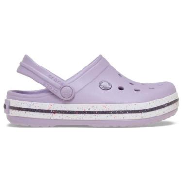 Imagem de Sandália Crocs Crocband Speckled Band Clog T Lavender, Lavender, 23