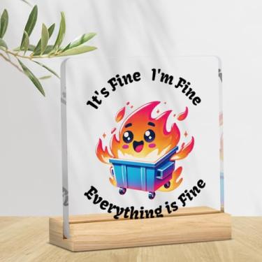 Imagem de Acessórios de mesa de lixo para escritório presentes engraçados para colegas de trabalho para iluminar o humor, ornamento de fogo sarcástico, lixeira, para mesas, decoração peculiar, humor para amigos