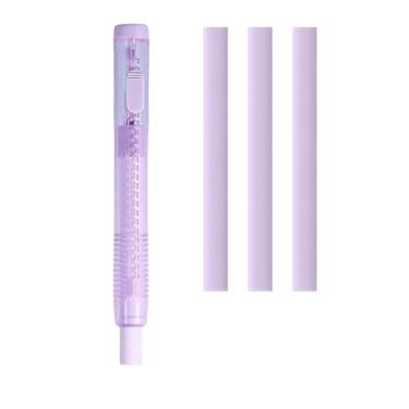 Imagem de Borracha profissional para esboços – design telescópico ultra limpo e sem resíduos com refis substituíveis, ferramentas de desenho artístico para trabalho de detalhes de precisão