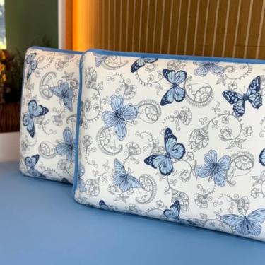 Imagem de Jogo de Lençol Cama 3 e 2 Peças Estamapados 100% Algodão com Elástico e Toque Macio (Solteiro, Celina)