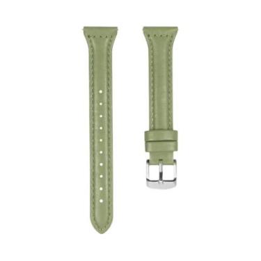 Imagem de Pulseira De Couro Slim Para Samsung Galaxy Watch 7 FE 6 5 5 pro 4 Clas