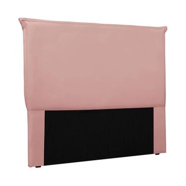 Imagem de Cabeceira King Size 1,95m Trento Veludo Rosa Gran Belo