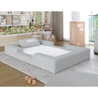 Imagem de Cama Montessoriana Berço Ninho 100% Espuma Boucle Keiko - Keiko Colchõ