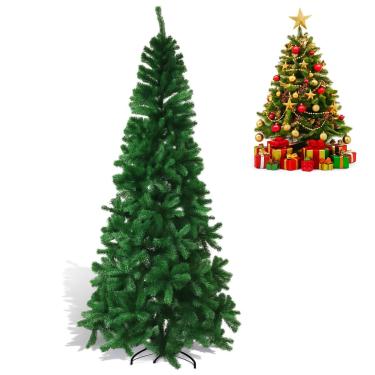 Imagem de Árvore de Natal Pinheiro 2,10m 1100 Galhos Verde Tradicional