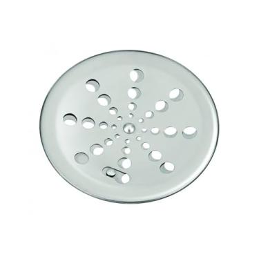 Imagem de Grelha Inox Redonda Sem Caixilio 100Mm Cromado Esteves