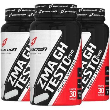 Imagem de 3x ZMA GH Testo Pro Força Muscular com 30 cápsulas Body