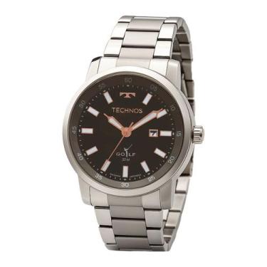 Imagem de Relógio Technos Masculino Golf Prateado Resistente a Água 2115TXW1C