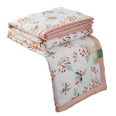 Imagem de Colcha leve para o verão, edredom leve de verão, colcha macia, lavável e refrescante, cobertor leve e lavável