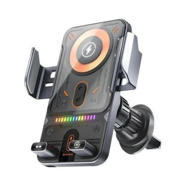Imagem de Carregador Sem Fio Universal De 15W Para Telefone De Carro Suporte 360
