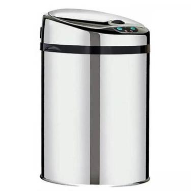 Imagem de Lixeira Automática Inox 12 Lts Premium Sensor Banheiro Kzi - Kazalinda