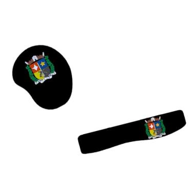 Imagem de Kit Mouse Pad e Apoio de Teclado Brasão Municipal