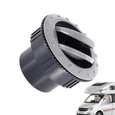 Imagem de Ventilação CA do painel | Ventilação de ar do painel para carro, saídas de condicionamento redondas para a maioria dos veículos, caminhões, barcos, automóveis, trailers, iates, aplicações, controle de