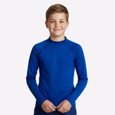 Imagem de Blusa Camisa Praia Piscina Proteção Solar Juvenil 12 Ao 16 - Jagar, Az