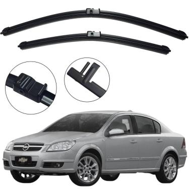 Imagem de Kit Palheta Dianteira Vectra Sedan 2008 a 2012 Limpador de Parabrisa de Silicone