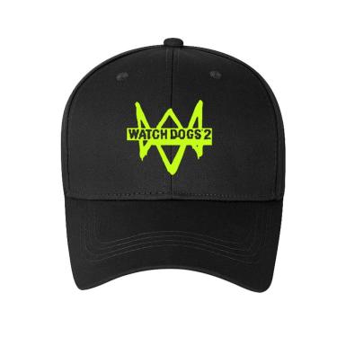 Imagem de Boné de beisebol Watches Dogs Anime Snapback Chapéu de algodão 56-60 cm