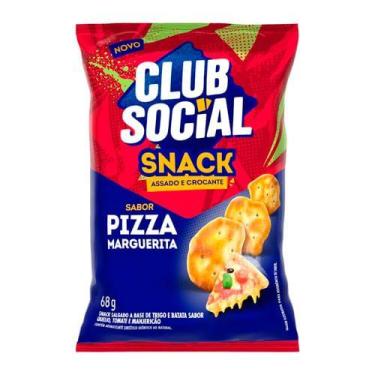 Imagem de Snack Assado Sabor Pizza Marguerita Club Social 68g