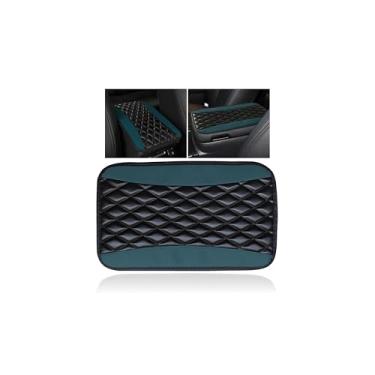 Imagem de Couslcd Almofada de console central automotiva, capa de caixa de assento universal à prova d'água, acessórios para interior de carro, protetor de couro para apoio de braço automotivo para a maioria