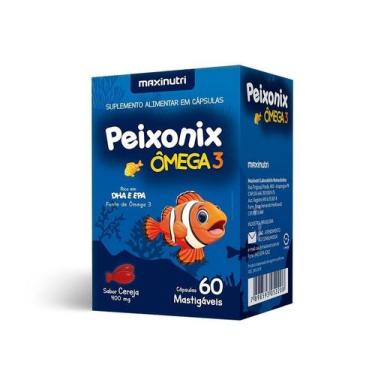 Imagem de Peixonix Ômega 3 400mg com 60 capsulas MaxiNutri