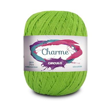 Imagem de Fio Linha Charme 396m e 150g Ideal p/Crochê e Tricô Marca Círculo (5947 - VERDE-CÍTRICO)