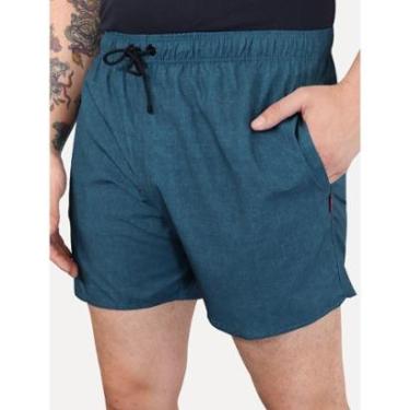 Imagem de Short Reserva Masculino Beachwear Basico Textura Azul Carbono-Masculino