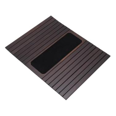 Imagem de Zerodis Bandeja Porta-copos para sofá, Bandeja para Porta-copos Mesa para Braço de sofá Poltrona Anti-derramamento Caddy Arm Mesa Organizador de Lanches Com Removível para Bebidas, Controle Remoto,