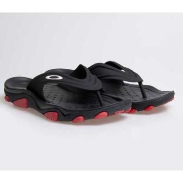 Imagem de Chinelo Oakley Masculino Titan, 009, Black, Red