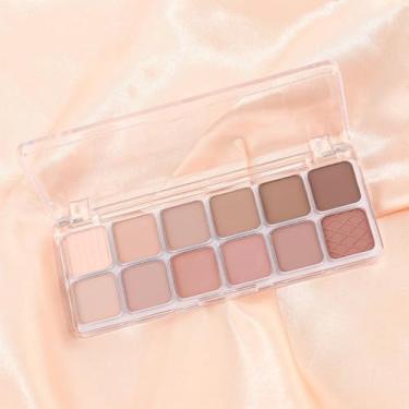 Imagem de Paleta de sombras rosa claro roxo de 12 cores, duradoura, eleva a maquiagem dos olhos - Liberte seu estilo único-08