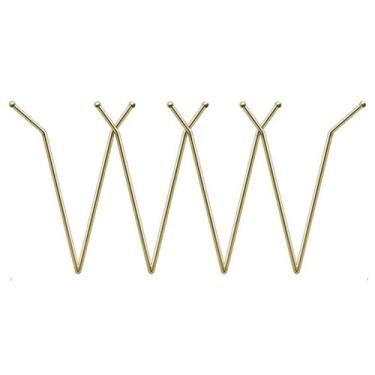 Imagem de Prateleiras suspensas Porta de entrada montado na parede cabide rack ganchos de parede pendurado luz de parede luxo sem furo pendurado decorativo entrada ganchos de armazenamento prateleiras(Gold)