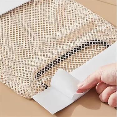 Imagem de Suporte de saco de plástico montado na parede organizador de saco de lixo de cozinha grande capacidade armazenamento de porta de armário