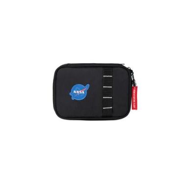 Imagem de Estojo Box Masculino Grande Espacial Nasa Preto - Bagaggio, U, Preto