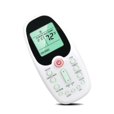 Imagem de ZWP Controle remoto de substituição para Arctic King, ar-condicionado Midea Comfort-aire R09A/BG(C) E R09B/BG(C) E R09C/BG(C) E R09/BG(C) E RG09B/BG(C) EF R09B/BGE R09B/BGCE com retroiluminação