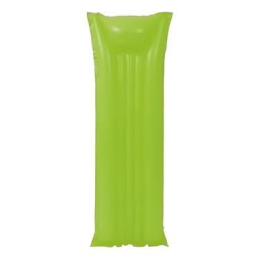 Imagem de Colchão Inflável Bronzeador Boia Grande Praia Piscina (Amarelo)