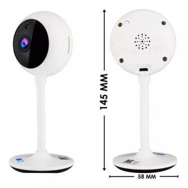 Imagem de Câmera Ip Segurança Wifi Wireless Espiã Onvif Noturna Anatel - LUATEK