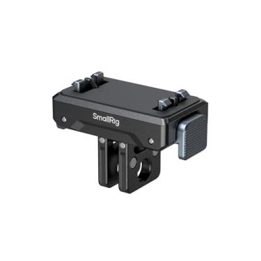 Imagem de SMALLRIG Adaptador de montagem de liberação rápida para Insta360 X5 / X4 Air/Ace Pro 2 / Ace Pro/Ace, adaptador com orifício de rosca de 1/10.2 cm-20, suporte de 2 pinos para tripés, bastões de selfie