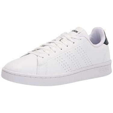Imagem de adidas Tênis masculino Advantage, Branco/Nuvem branca/tinta, 14