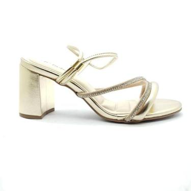 Imagem de Sandália Bebecê Feminina T6059-504, 36, Dourado